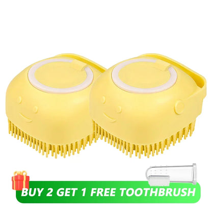 Gentle Pet Bathing Massage Brush
