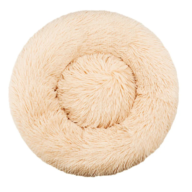Cozy Plush Round Pet Bed