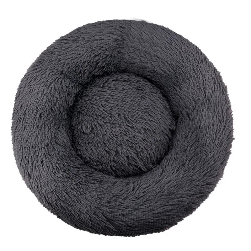 Cozy Plush Round Pet Bed