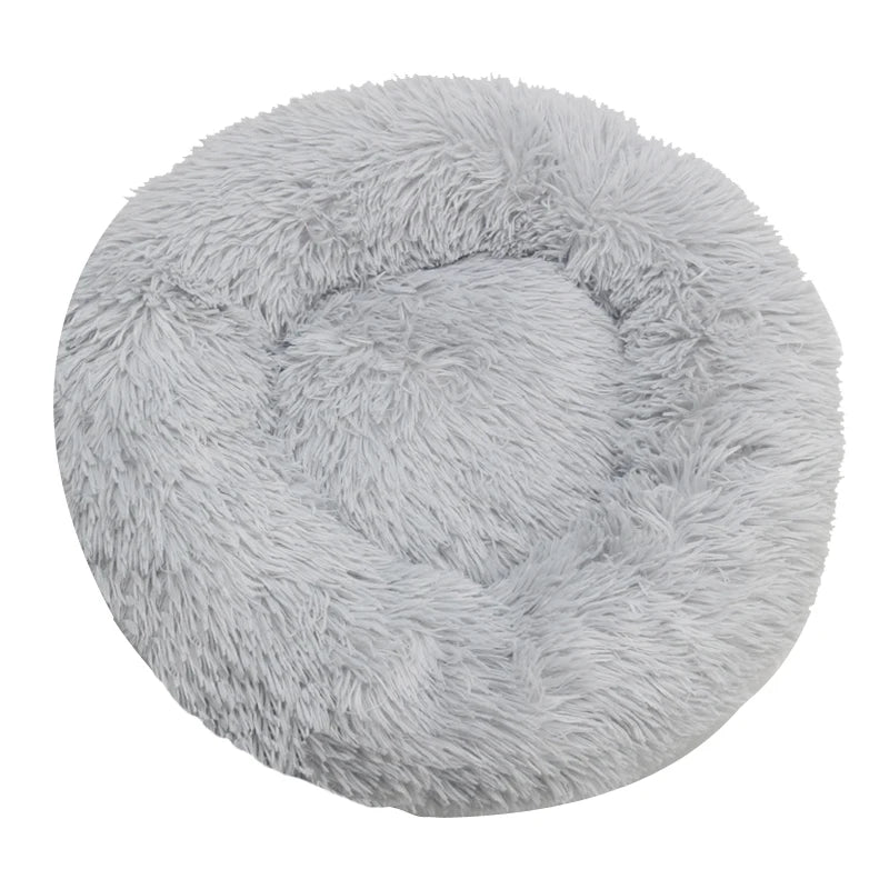 Cozy Plush Round Pet Bed