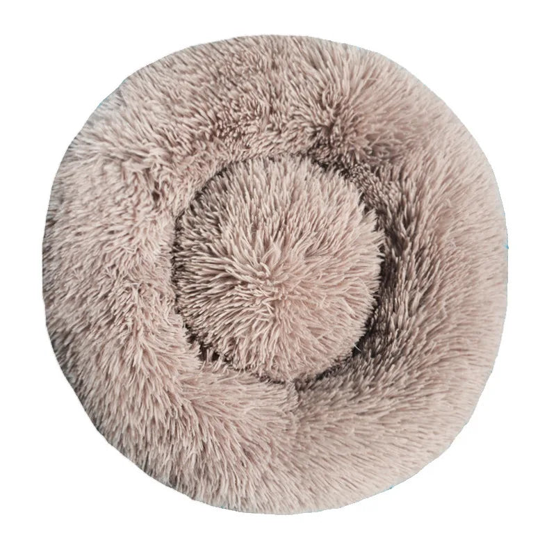 Cozy Plush Round Pet Bed