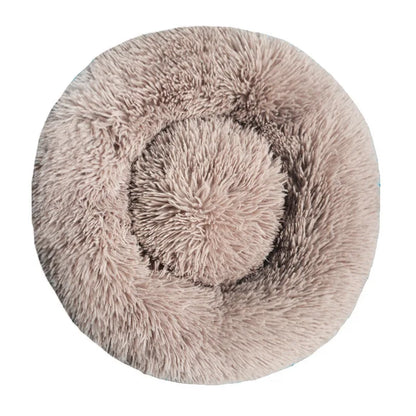 Cozy Plush Round Pet Bed