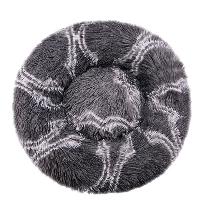 Cozy Plush Round Pet Bed