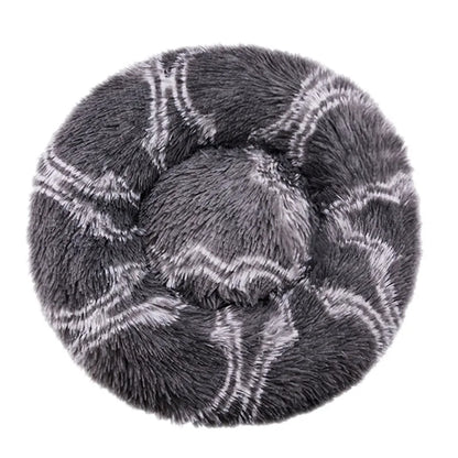 Cozy Plush Round Pet Bed