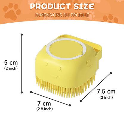 Gentle Pet Bathing Massage Brush