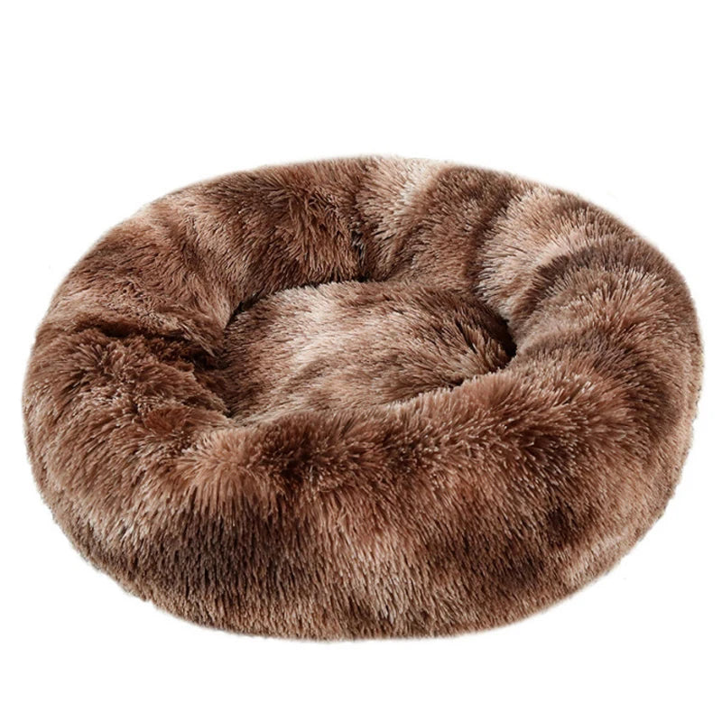Cozy Plush Round Pet Bed