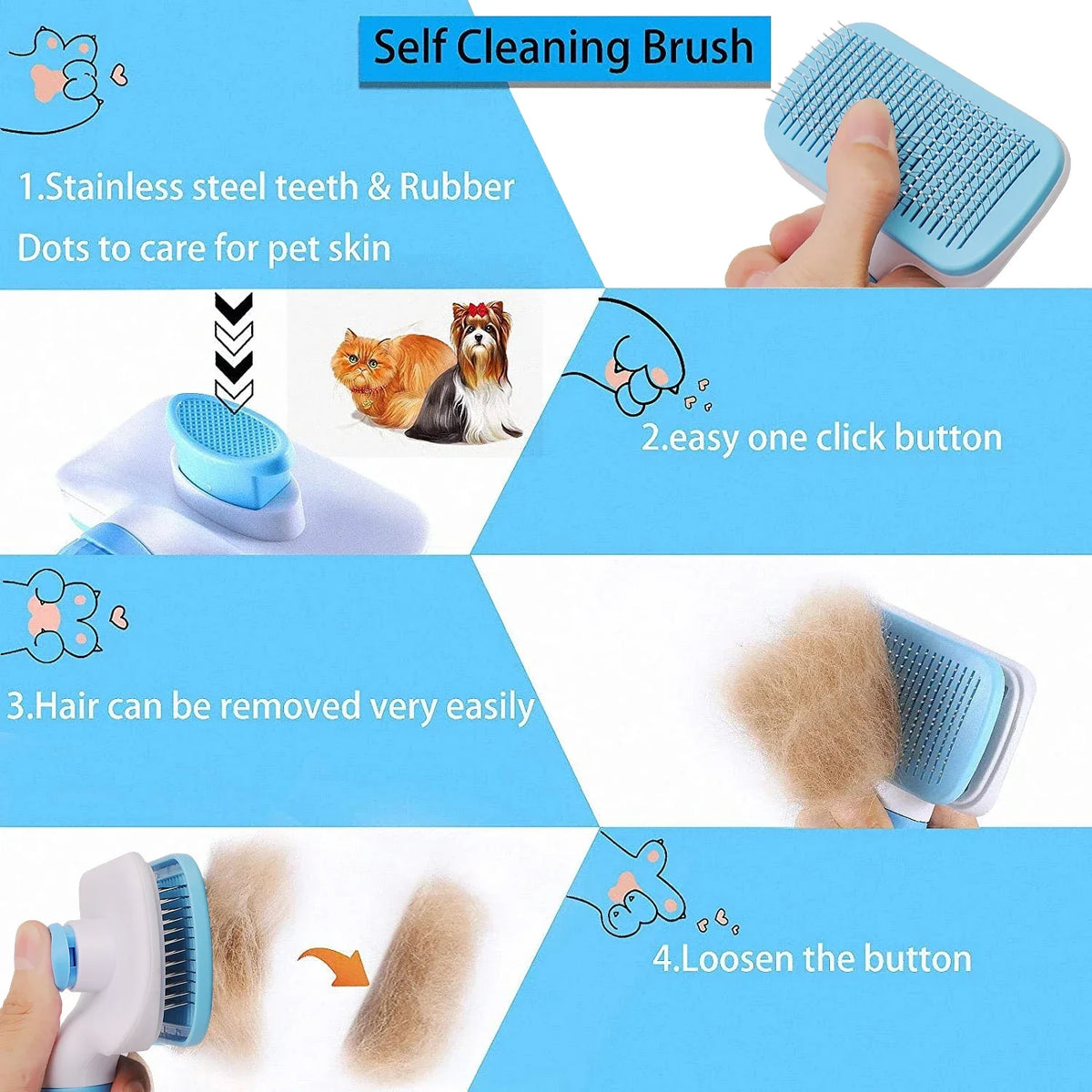 Fur-Free Bliss Grooming Brush