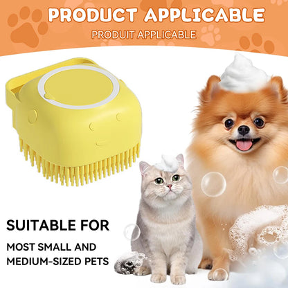 Gentle Pet Bathing Massage Brush